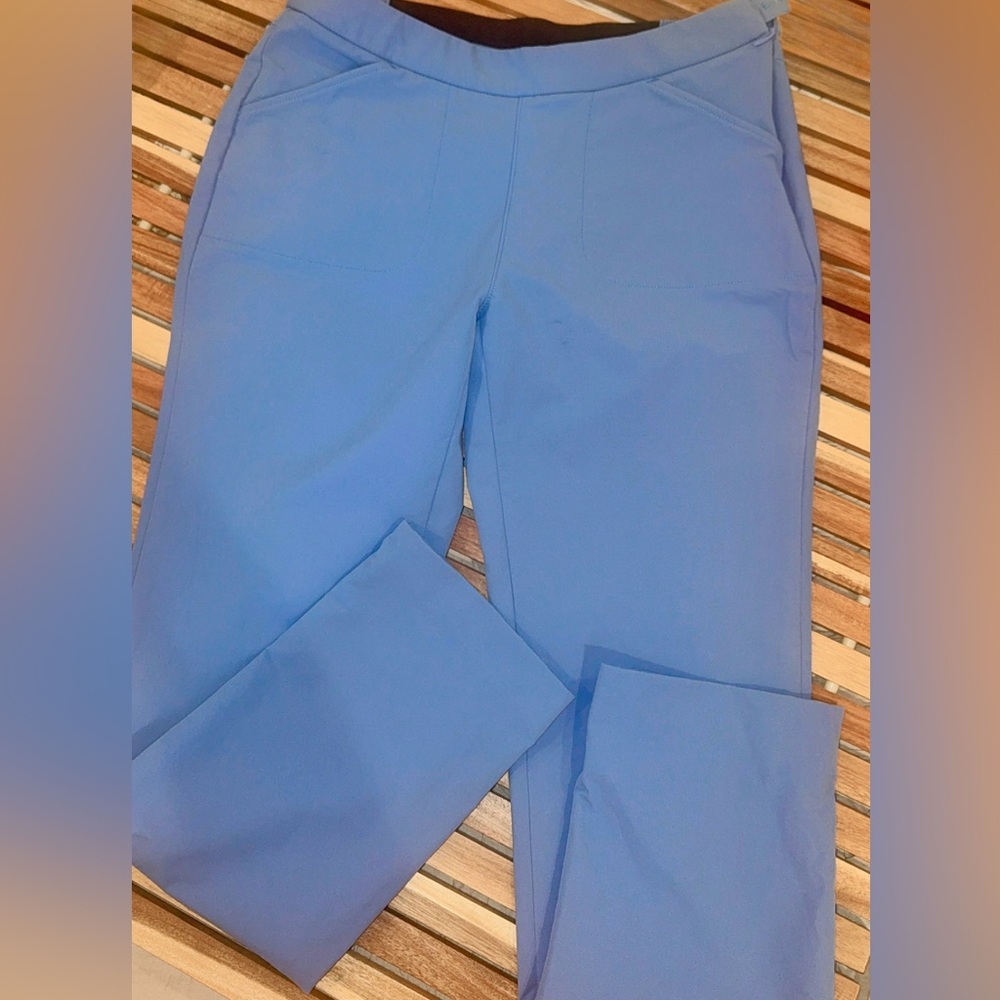 Peter Millar Dynamite Technical Marine Blue Golf perfect 4-way stretch Pants 8 - Picture 10 of 15